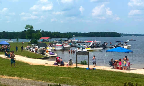 One of our beaches at Lake Anna
