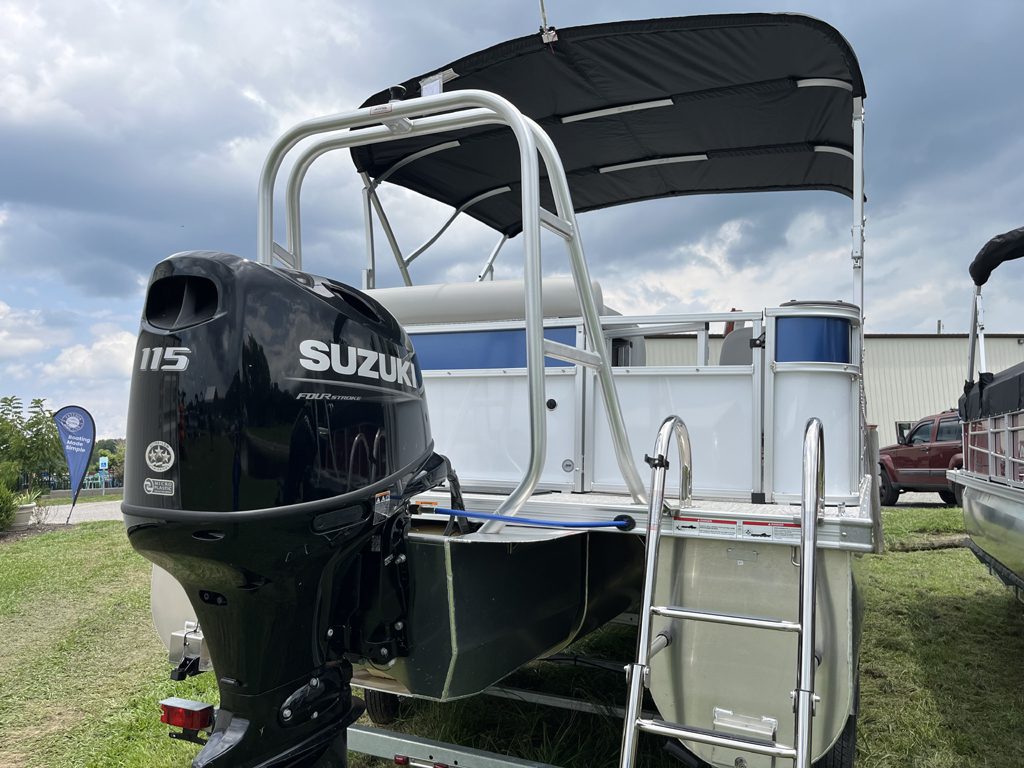 Lake Anna Tritoon Boat Rental 115HP, Seats up to 12 Pearl/Blue (#21) BRAND NEW! - Image 6