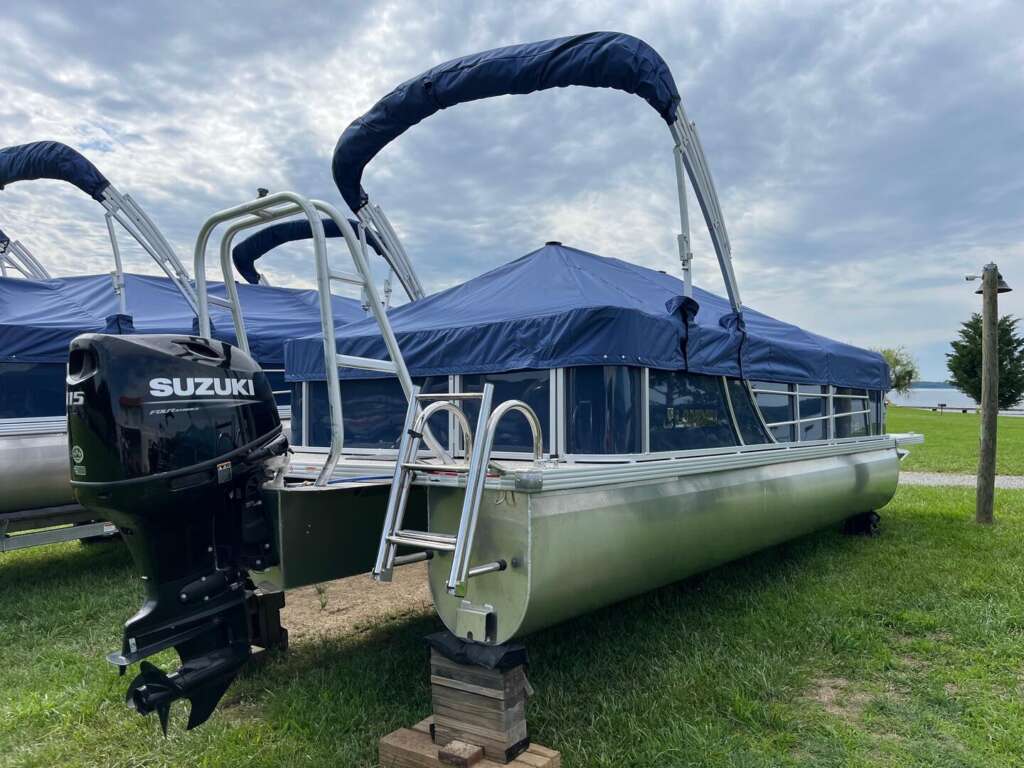 Lake Anna Pontoon Boat Rental 115HP, Seats up to 11, Blue (#24) BRAND NEW! - Image 4